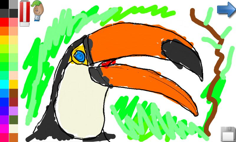 Coloring Book: Birds ! Screen 2