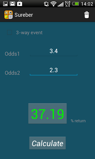 Sureber Surebet Calculator