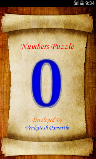 Numbers Puzzle