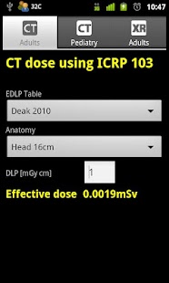 CT and XR Dose Calculator