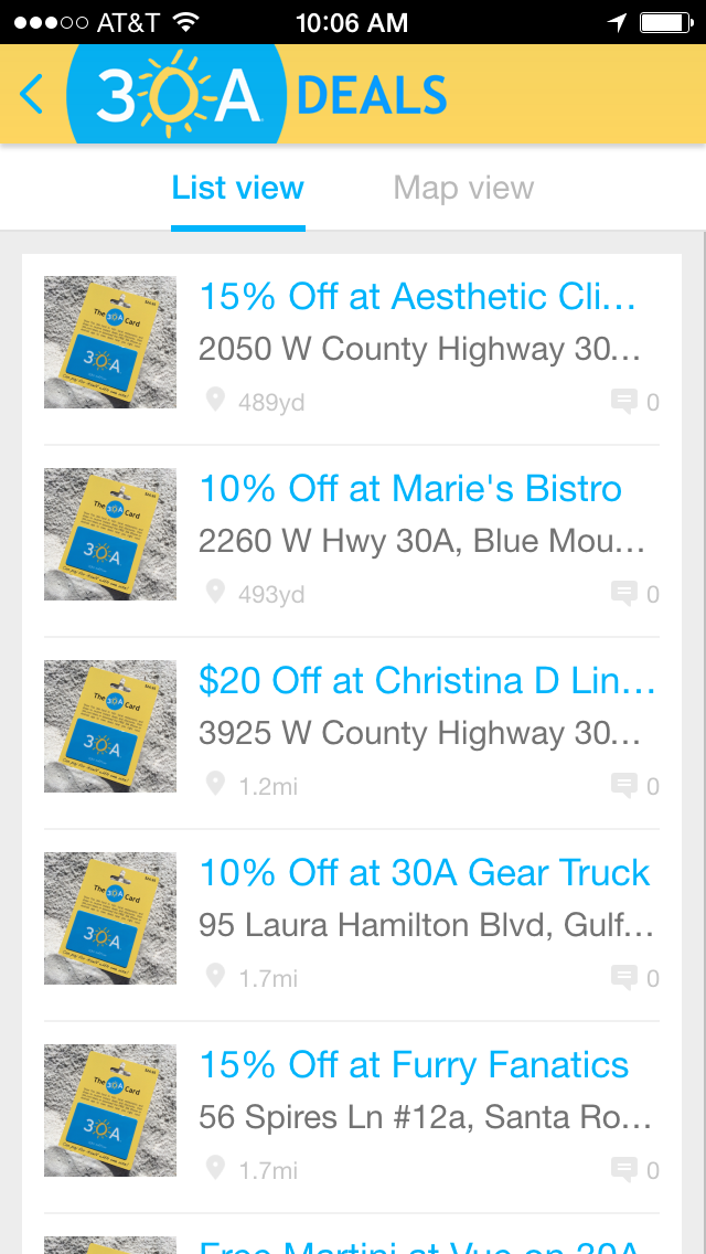 30A Deals Screen 2