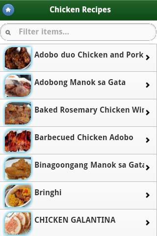    Pinoy Food Recipes- screenshot  