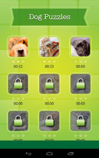 Dog + Puppy Quiz Slide Puzzles