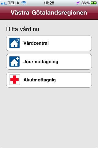 Hitta vård nu