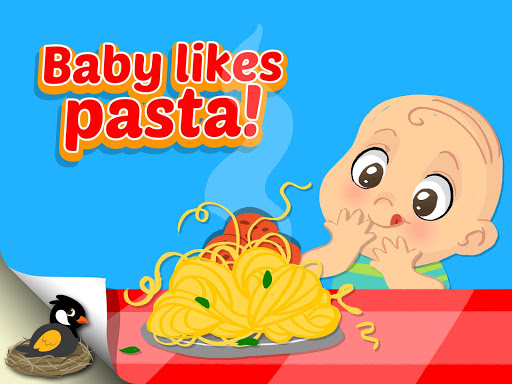 Baby Likes Pasta Cute Kids App