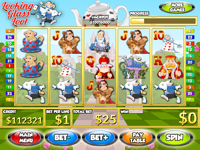 Alice Looking Glass Loot Slots Screenshots 0