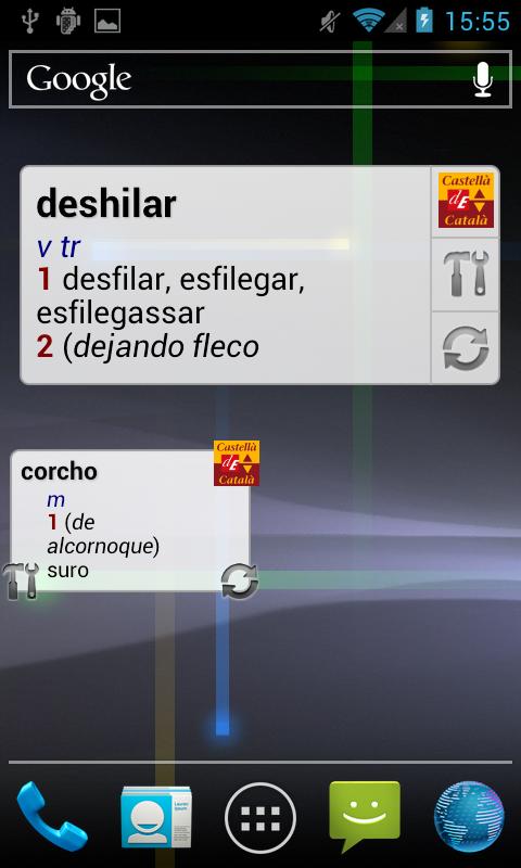 Android application Advanced Spanish-Catalan Dict screenshort