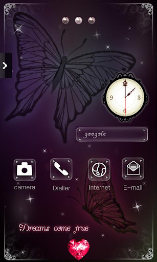 【免費個人化App】CUKI Theme Black Butterfly-APP點子