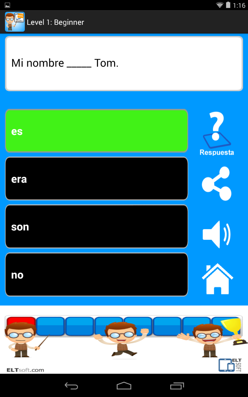 Spanish Grammar Screen 2