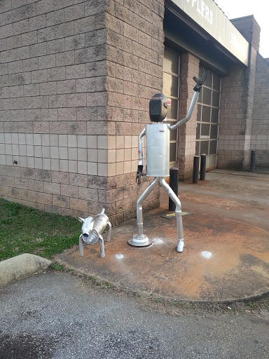 Muffler Man and Exhaust Dog