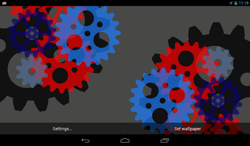【免費個人化App】ColorGears Live Wallpaper-APP點子