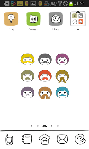 character GO launcher theme