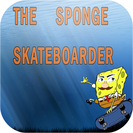 The Sponge Skateboarder