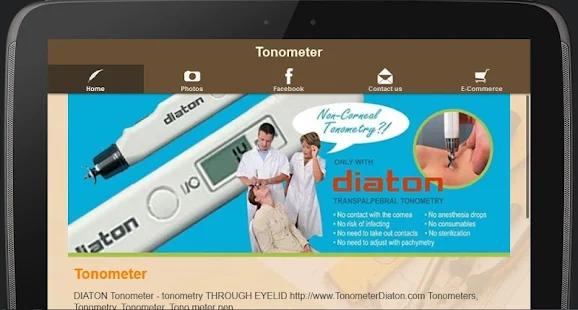 Tonometer - Glaucoma Eye Test