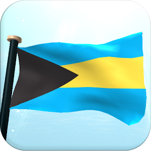 Bahamas Flag 3D Live Wallpaper