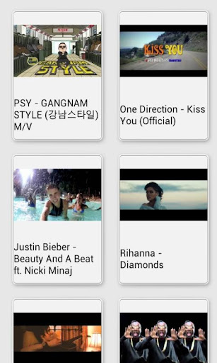 Top music videos videoclips