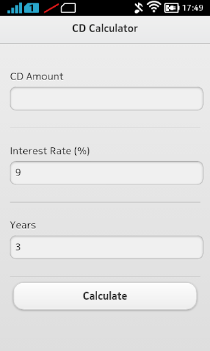 CD Calculator