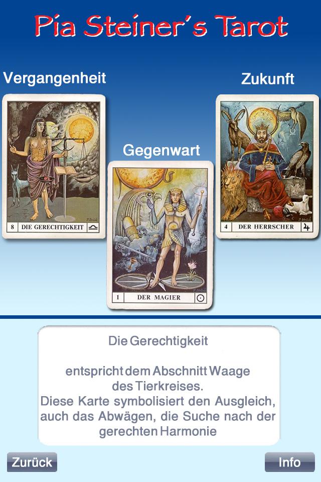 Tarot von Pia Steiner Screen 2