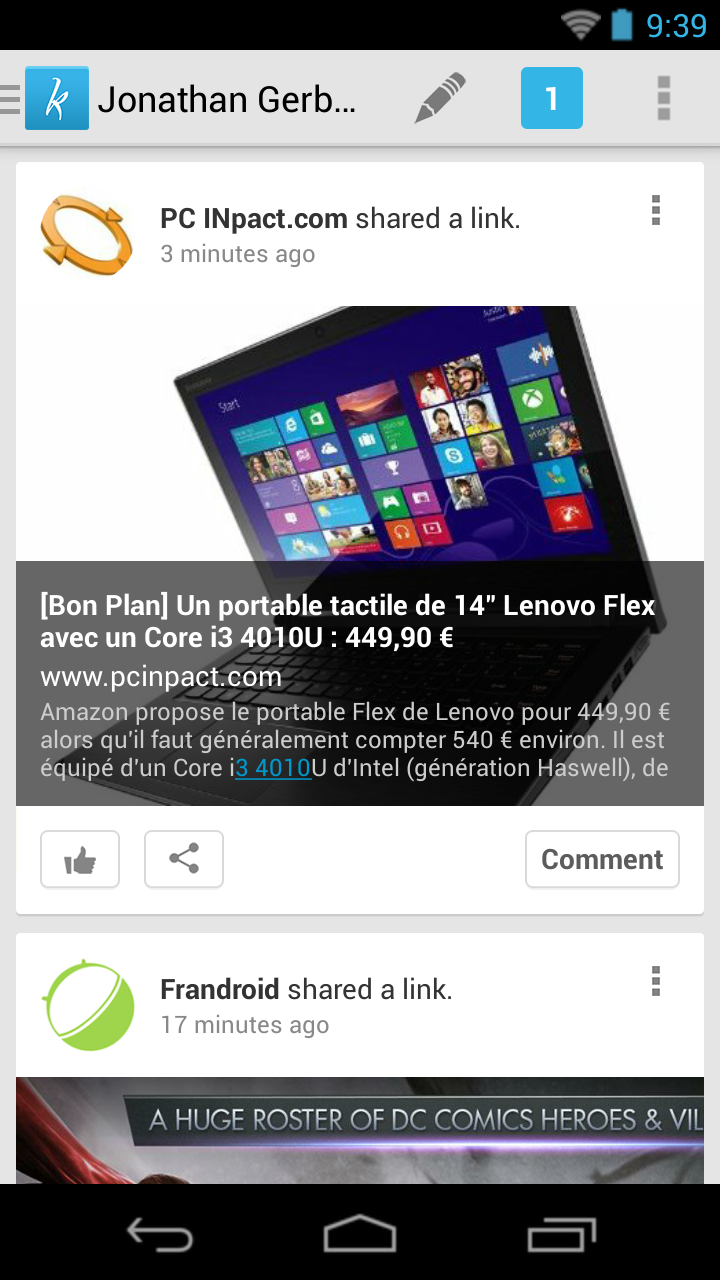 Klyph Pro for Facebook Screen 1