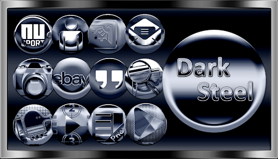 Dark Steel Icon Pack - screenshot thumbnail