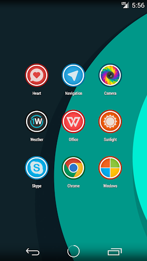 免費下載個人化APP|Dark Edges - Round Icon Pack app開箱文|APP開箱王