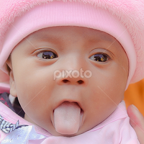 Baby girl trying to talk by Satyam Joshi - Babies & Children Babies