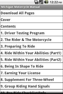 Free Download Michigan Motorcycle Manual APK
