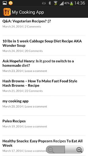 My Cooking App