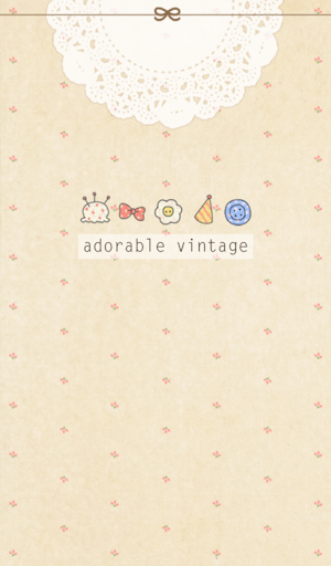 adorable vintage 카카오톡 테마