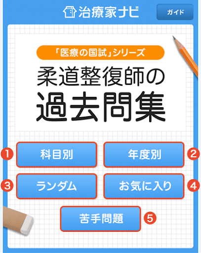 医療の国試！柔道整復師の過去問題集