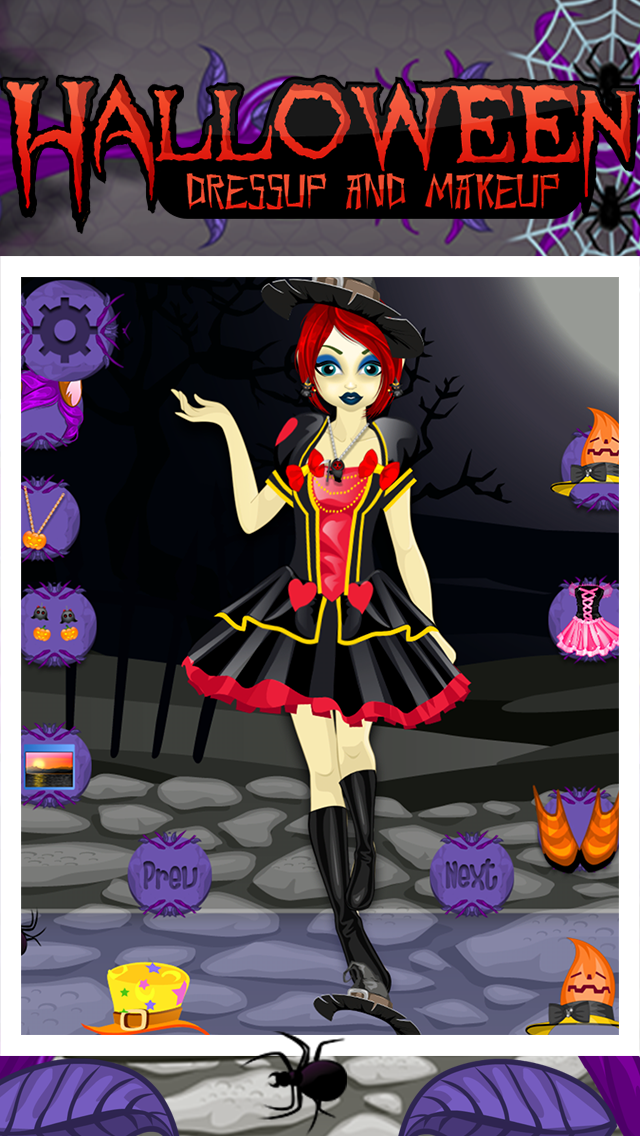 Halloween Makeup and Dressup Screen 2