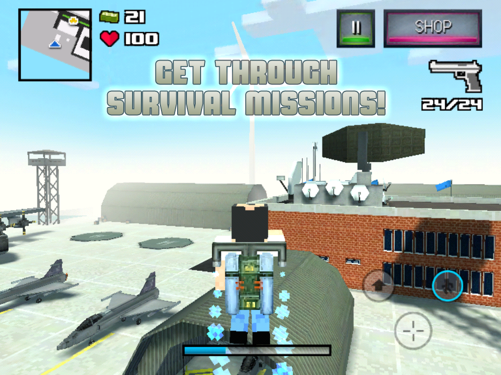Block Cube Gun War - screenshot