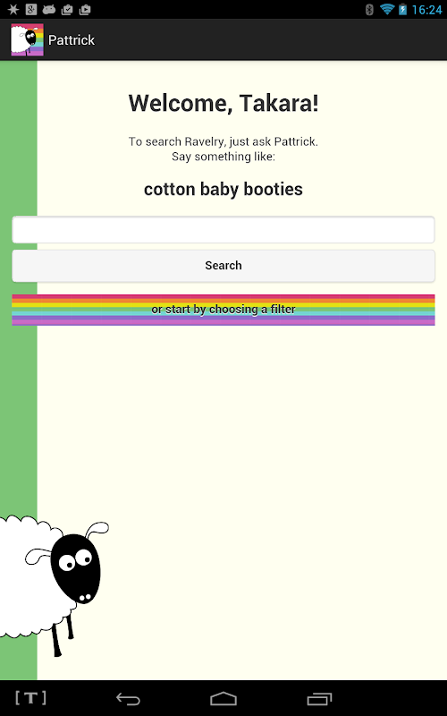 Android application Pattrick: Ravelry Super Search screenshort