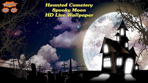 【免費個人化App】Haunted Cemetery Spooky Moon-APP點子