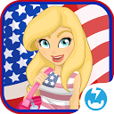 Fashion Story: 4th of July mobile app icon