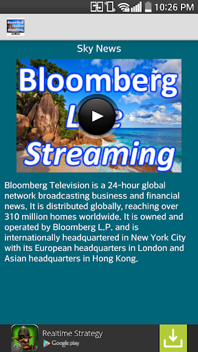 Bloomberg Live Streaming