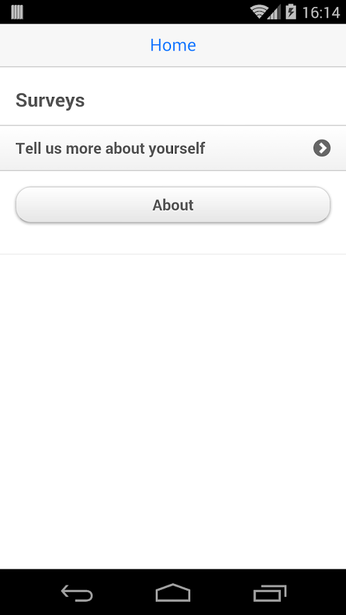 Android application On Device Research screenshort