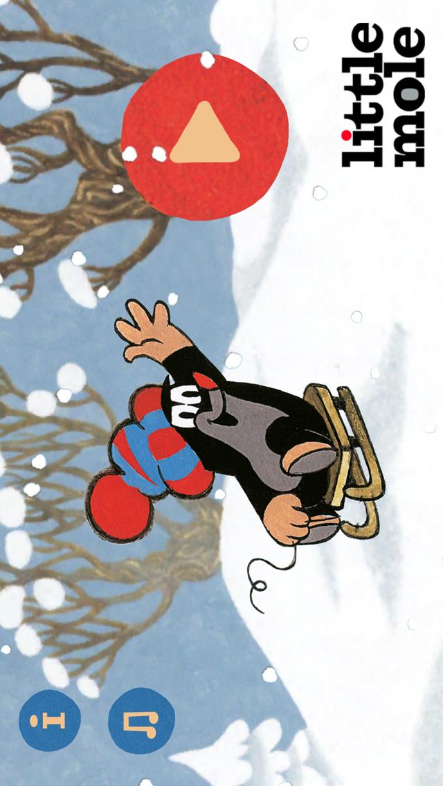 Android application Little Mole in Winter screenshort