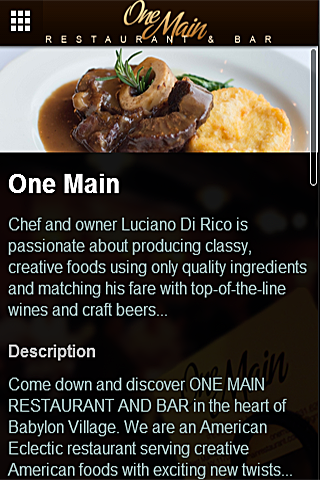 【免費娛樂App】One Main Restaurant & Bar-APP點子