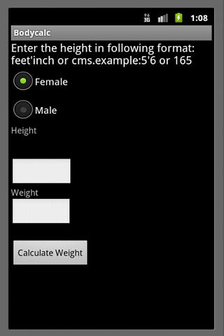 Ideal Weight Calculator BMI