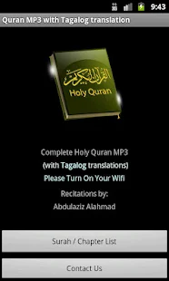 Quran MP3 With Tagalog