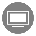Camera on TV icon