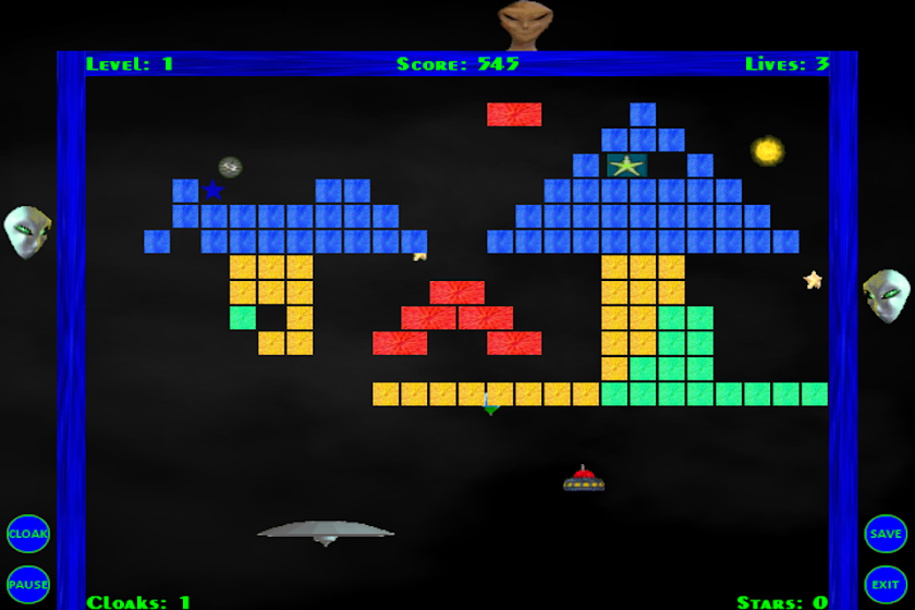 Alien Invasion Breakout Screen 3