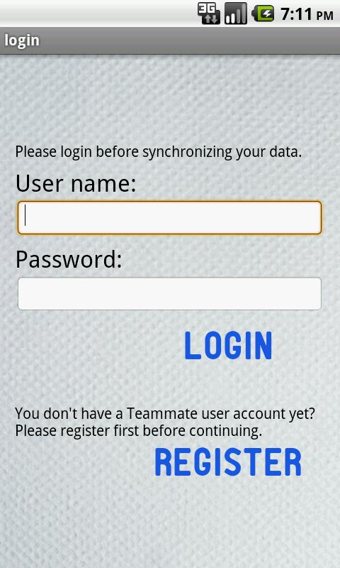 Teammate Screen 2