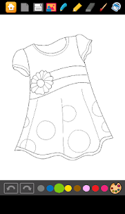 Coloring: Dresses for Girls Screenshots 14
