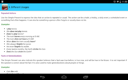 English Tenses - screenshot thumbnail