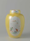 Lidded vase