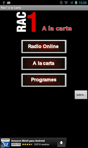 RAC1 a la carta