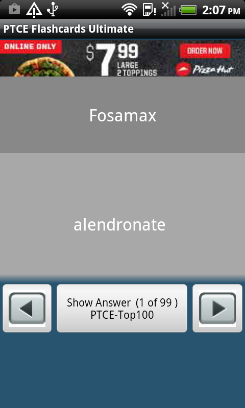 PTCE Flashcards Ultimate Screen 3