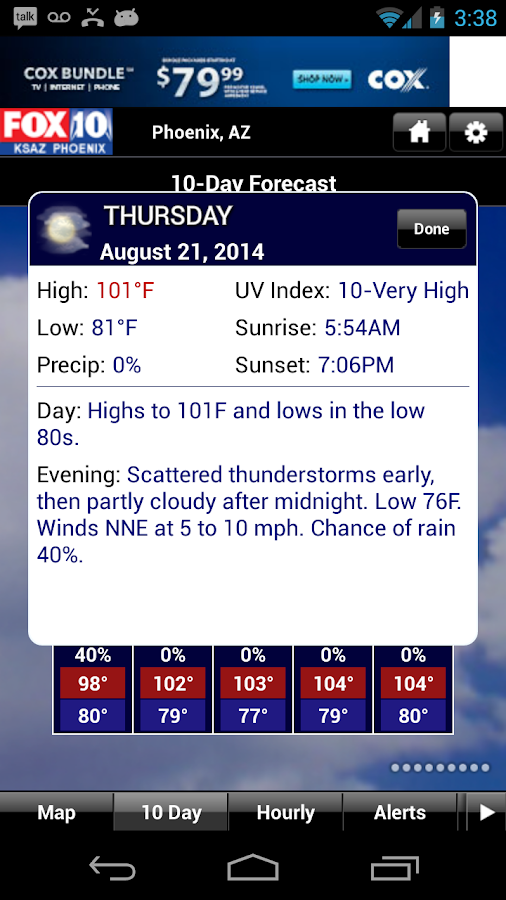 FOX 10 Weather - Android Apps on Google Play